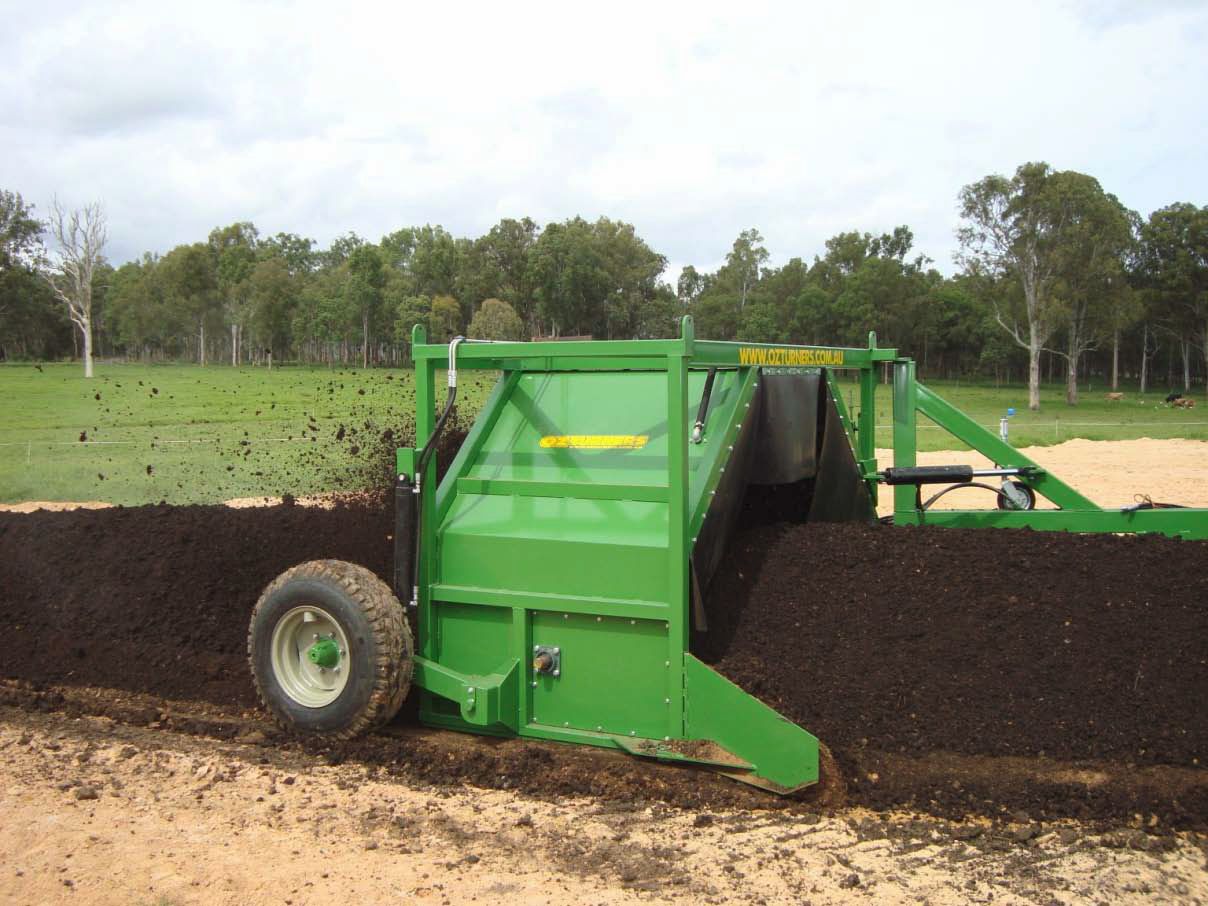 GroundGrocer Compost Windrow Turners Maximum aeration & blending